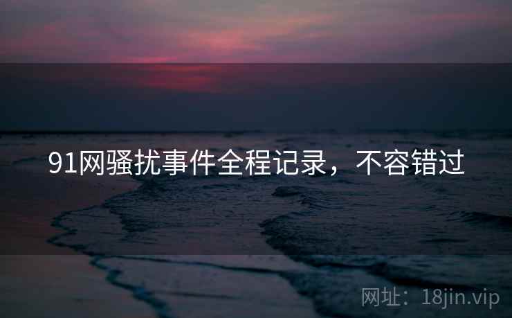 91网骚扰事件全程记录,不容错过