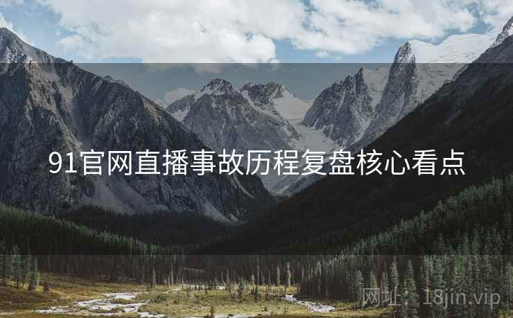 91官网直播事故历程复盘核心看点