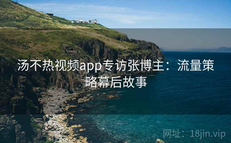 汤不热视频app专访张博主：流量策略幕后故事