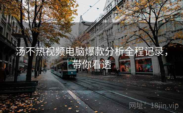 汤不热视频电脑爆款分析全程记录，带你看透