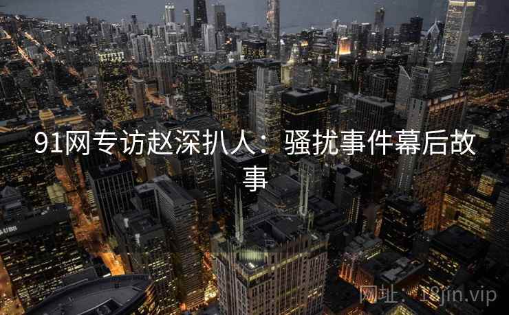 91网专访赵深扒人：骚扰事件幕后故事